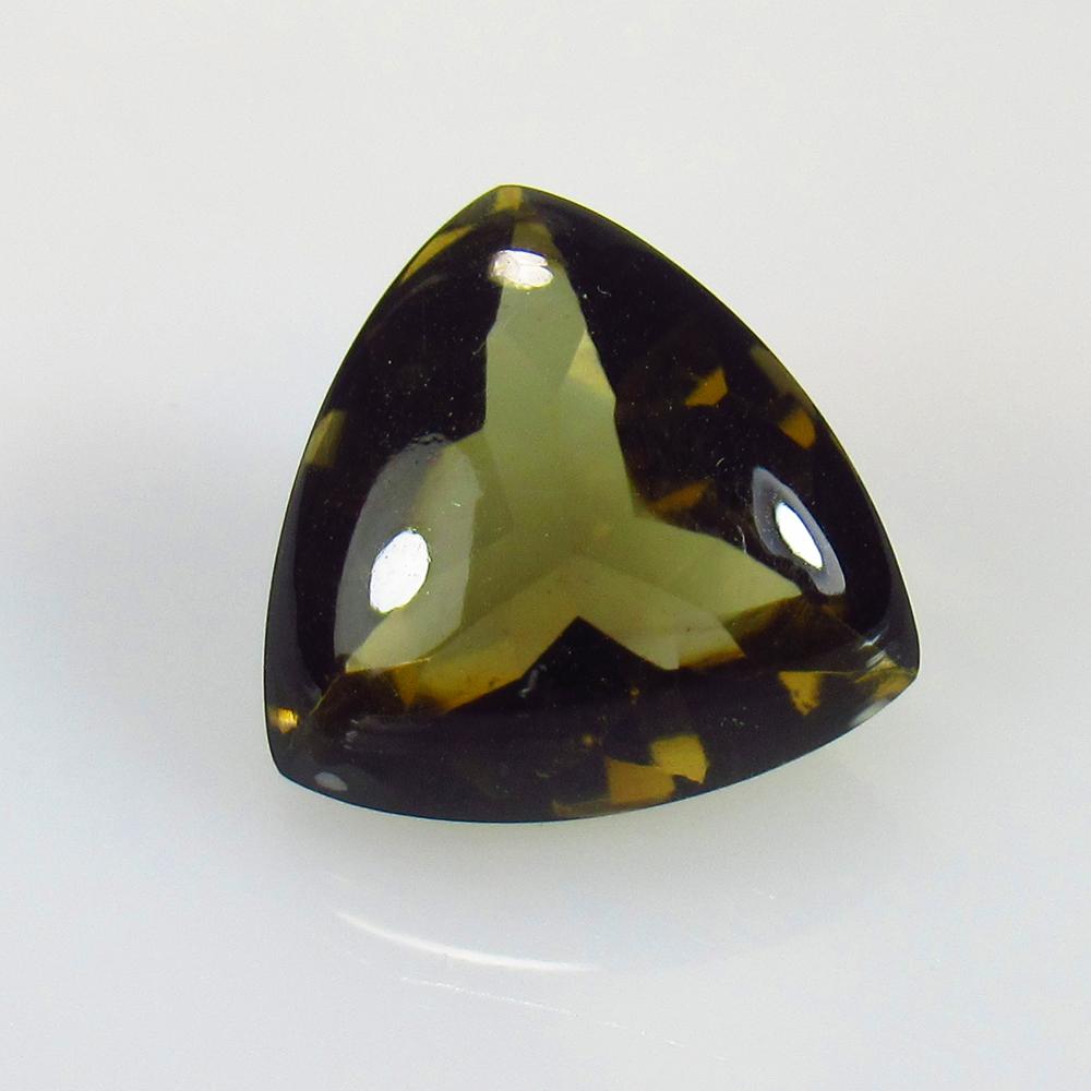 10.19 Ctw Natural Smoky Quartz Trillion Cut (1 of 2)