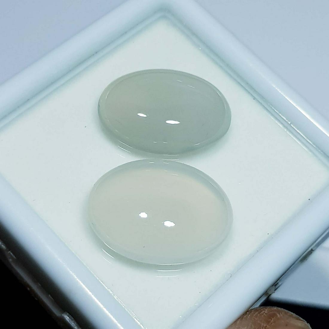 16.15 ct Natural Chalcedony Pair (1 of 4)