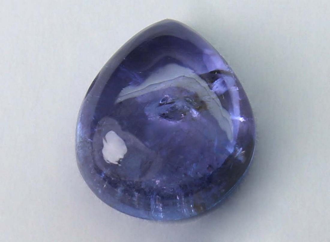 2.59 cts Natural Tanzanite: No Reserve! Gemstone : Natural Tanzanite Shape and cut : Pear Cut Weight : 2.59 carats Measurements : 9.58x7.96x3.94 mm Colour : Voilite Transprancy : Transparent Treatment : No Treatment Origin : Ind