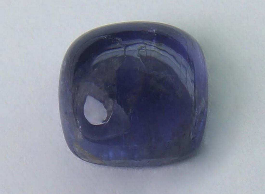1.83 cts Natural Iolite: No Reserve! Gemstone : Natural Iolite Shape and cut : Square Cabochon Weight : 1.27 carats Measurements : 6.60x6.52x3.50 mm Colour : Violite Transprancy : Transparent Treatment : No Treatment Origin :