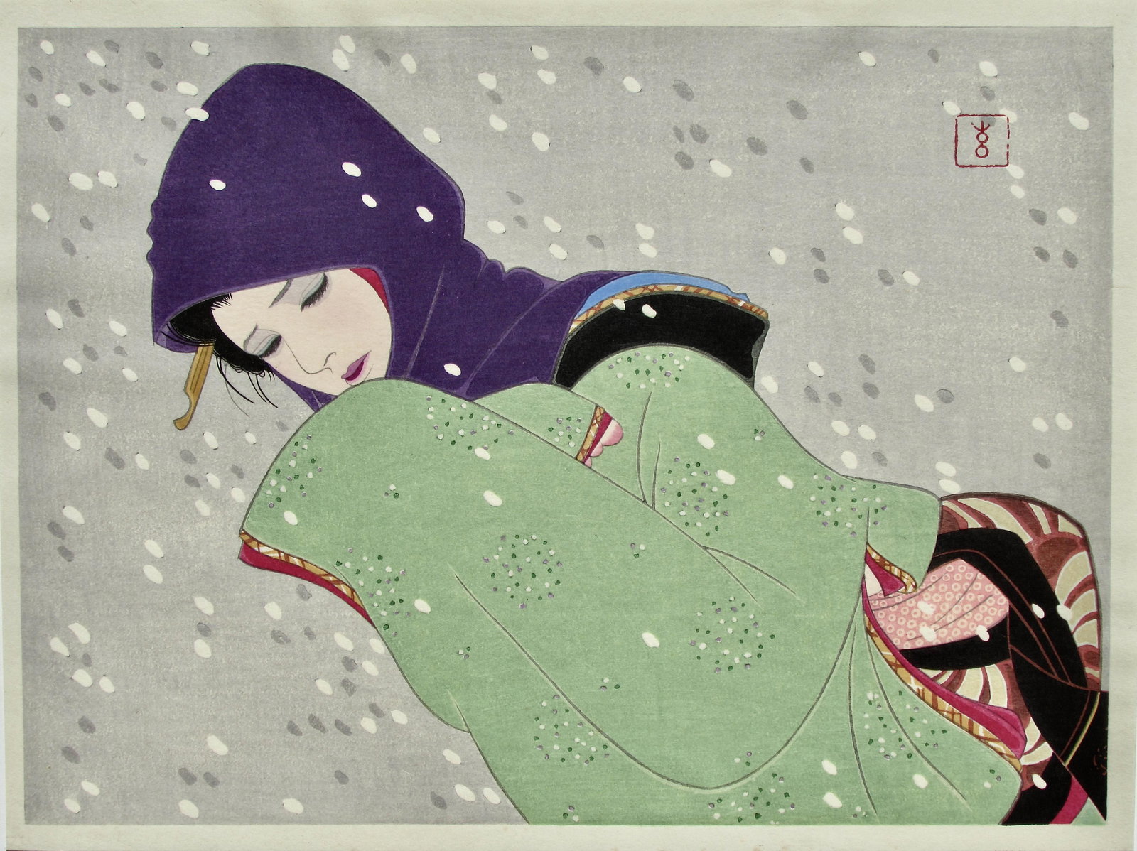 Iwata Sentarô: Sasame Yuki (Snow Storm) (1 of 2)