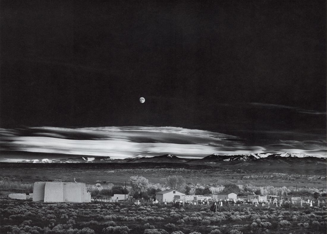 ANSEL ADAMS - Moonrise, Hernandez, New Mexico, 1941 (1 of 1)