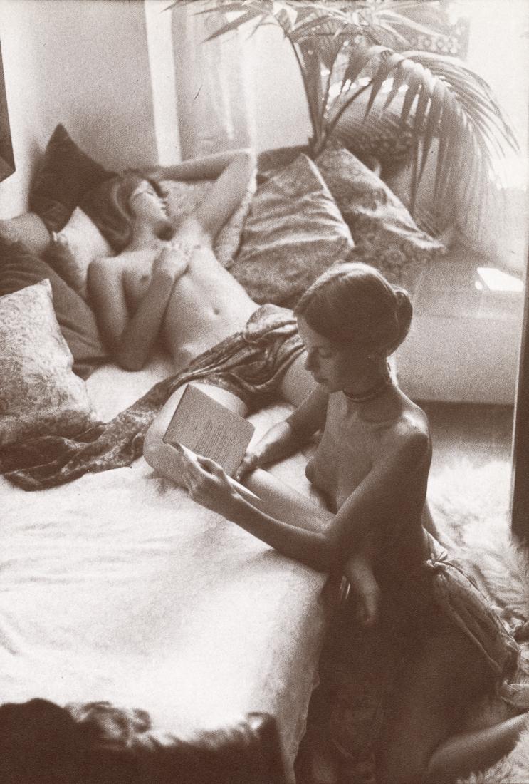 DAVID HAMILTON - Untitled: Artist: David Hamilton Title: Untitled Medium: Photo Litho, 1972, Germany Dimensions: 7x10.35" Description: Heat Wax Mounted on 11x14" Conservation Board Artist Bio: David Hamilton (1933 - 2016) was a