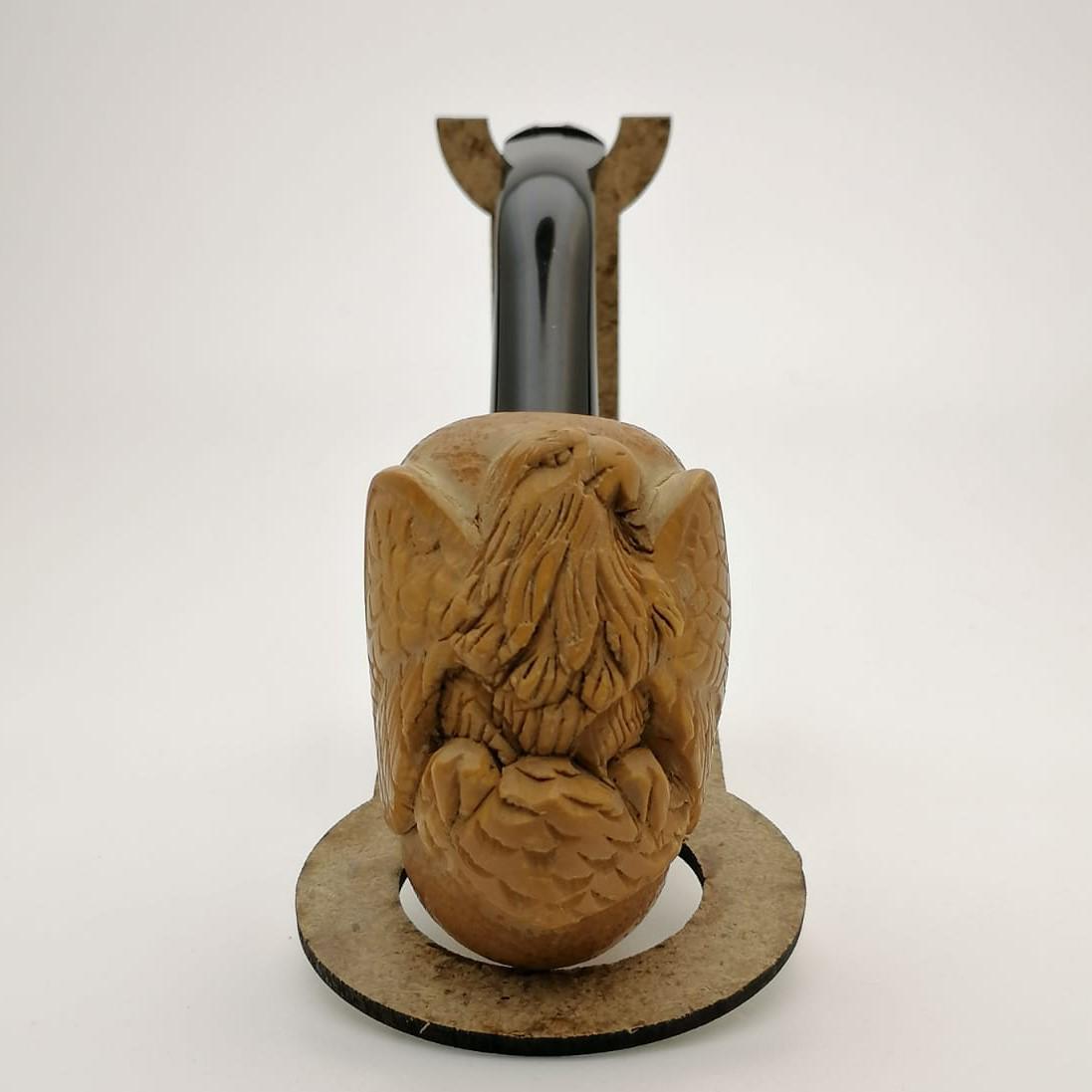 Eagle Embossed Hand carved Meerschaum Pipe. (1 of 9)
