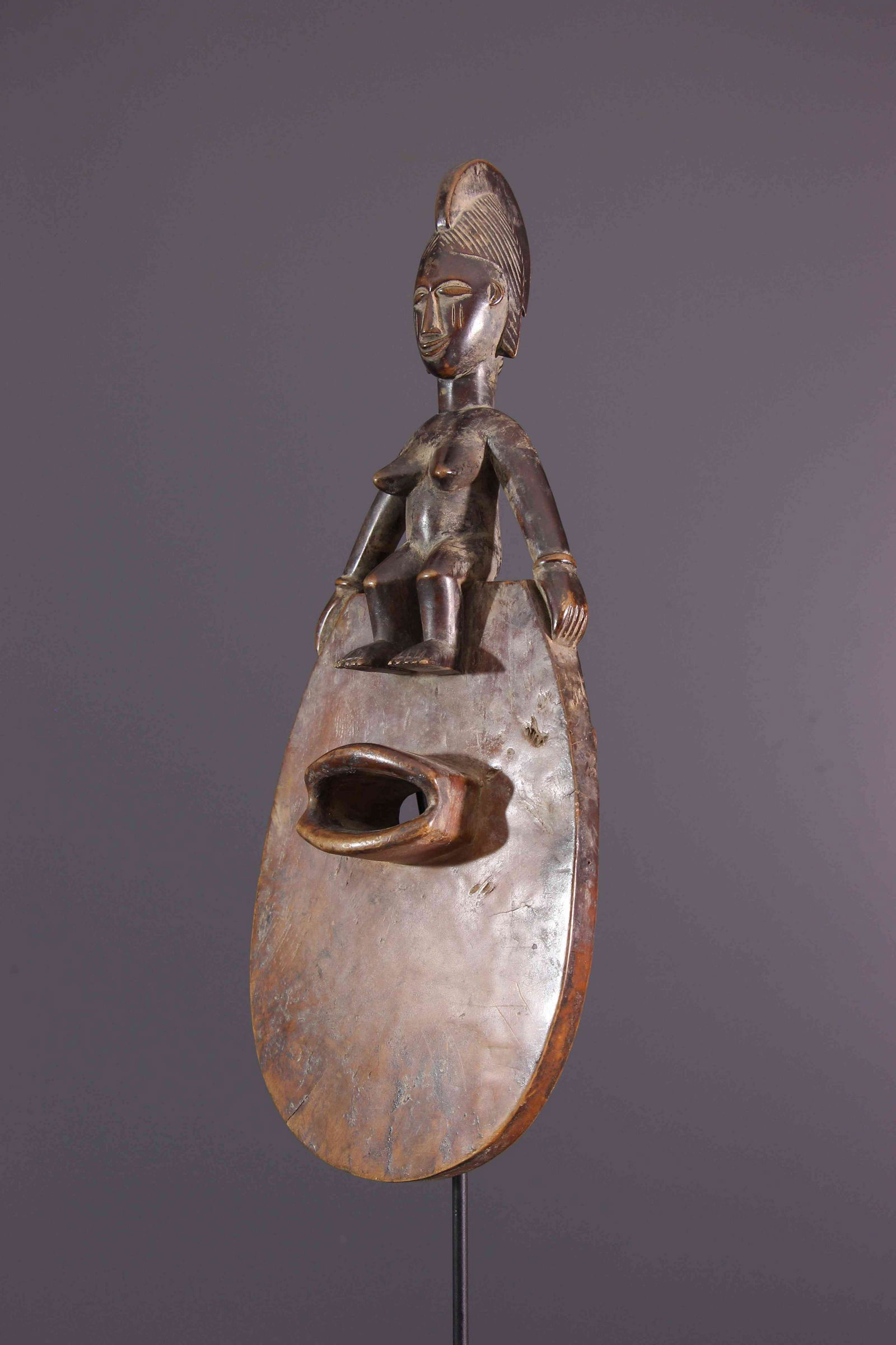 Yoruba divination tray - Nigeria - African Art Tribal Art (1 of 10)