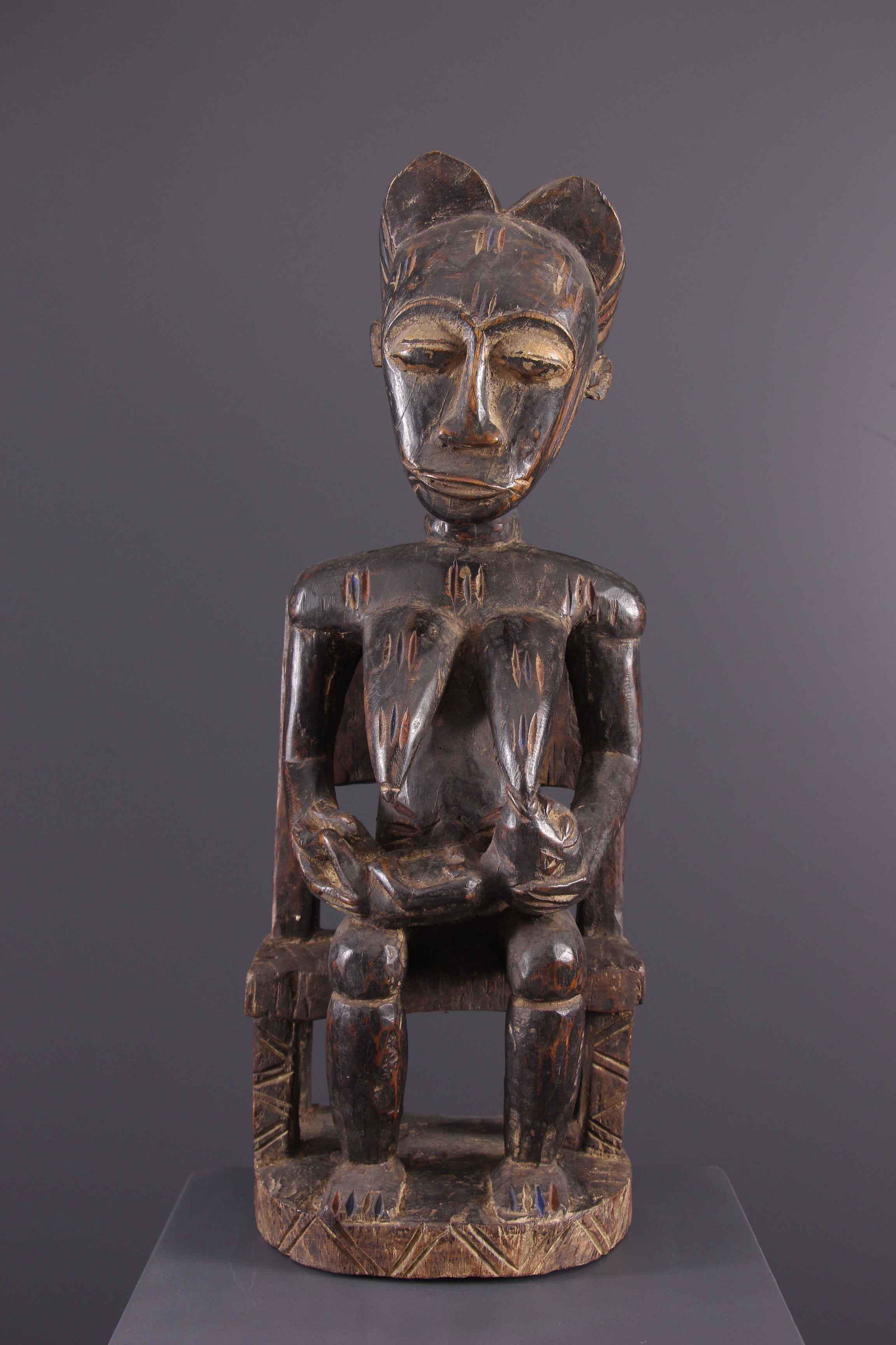 Koulango maternity statue - Ivory Coast - African Art Tribal Art (1 of 11)