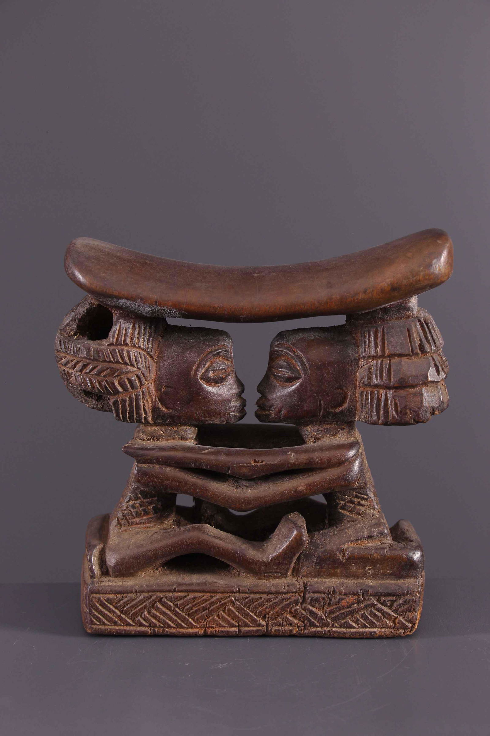 Luba neck support - DRC, Congo - African Art Tribal Art (1 of 11)