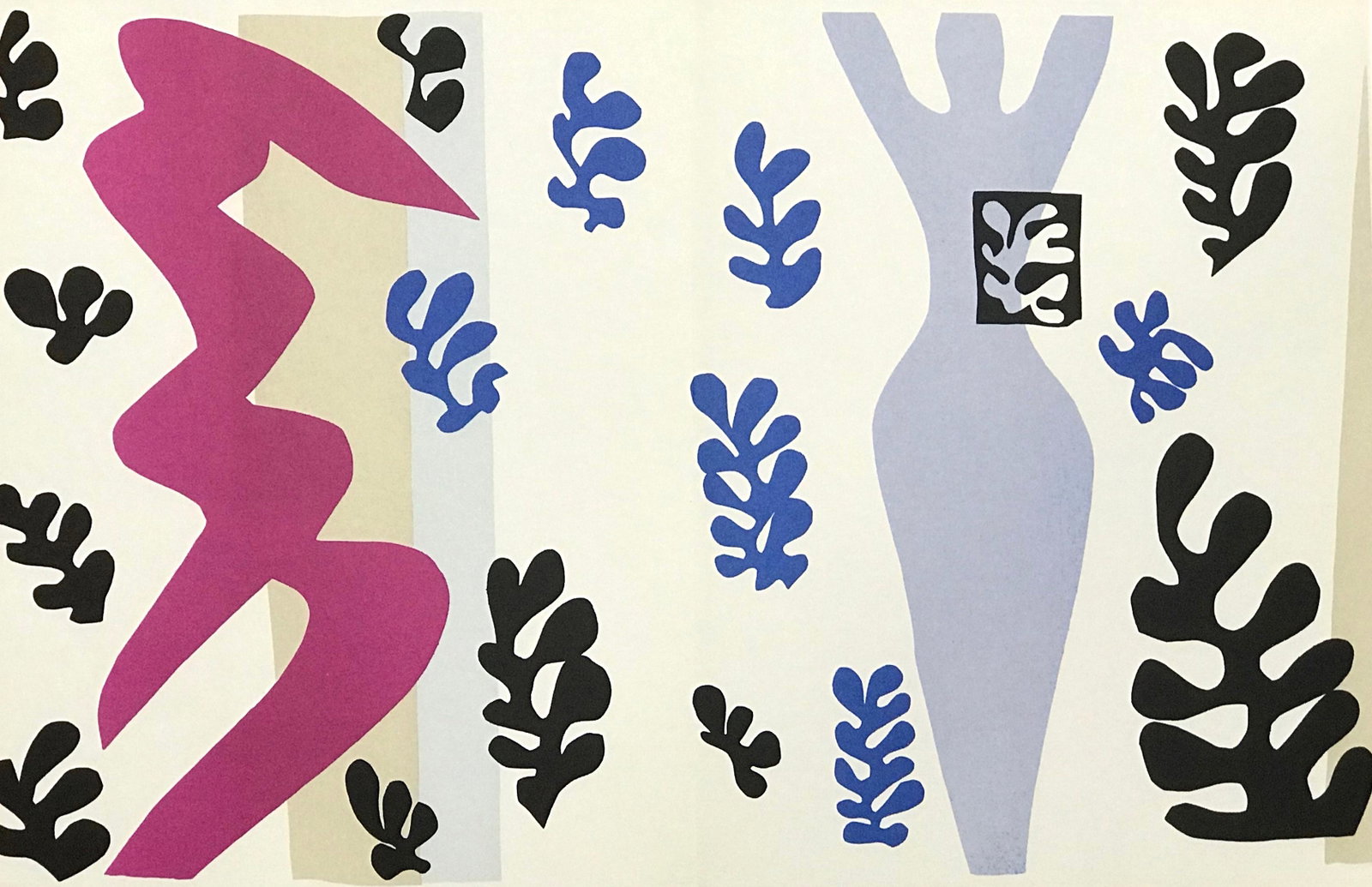 Henri Matisse "The Knife Thrower" from Jazz: This lithograph (after the 1947 pochoir) is from the 1983 edition, published in New York by The Museum of Modern Art. The original 1947 edition of Matisse "Jazz" is now so rare it is virtually unobtai