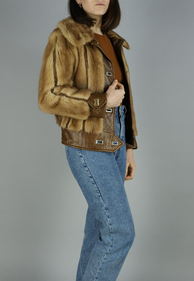 BLONDE MINK FUR JACKET EU: XS; US: 2 (1 of 11)