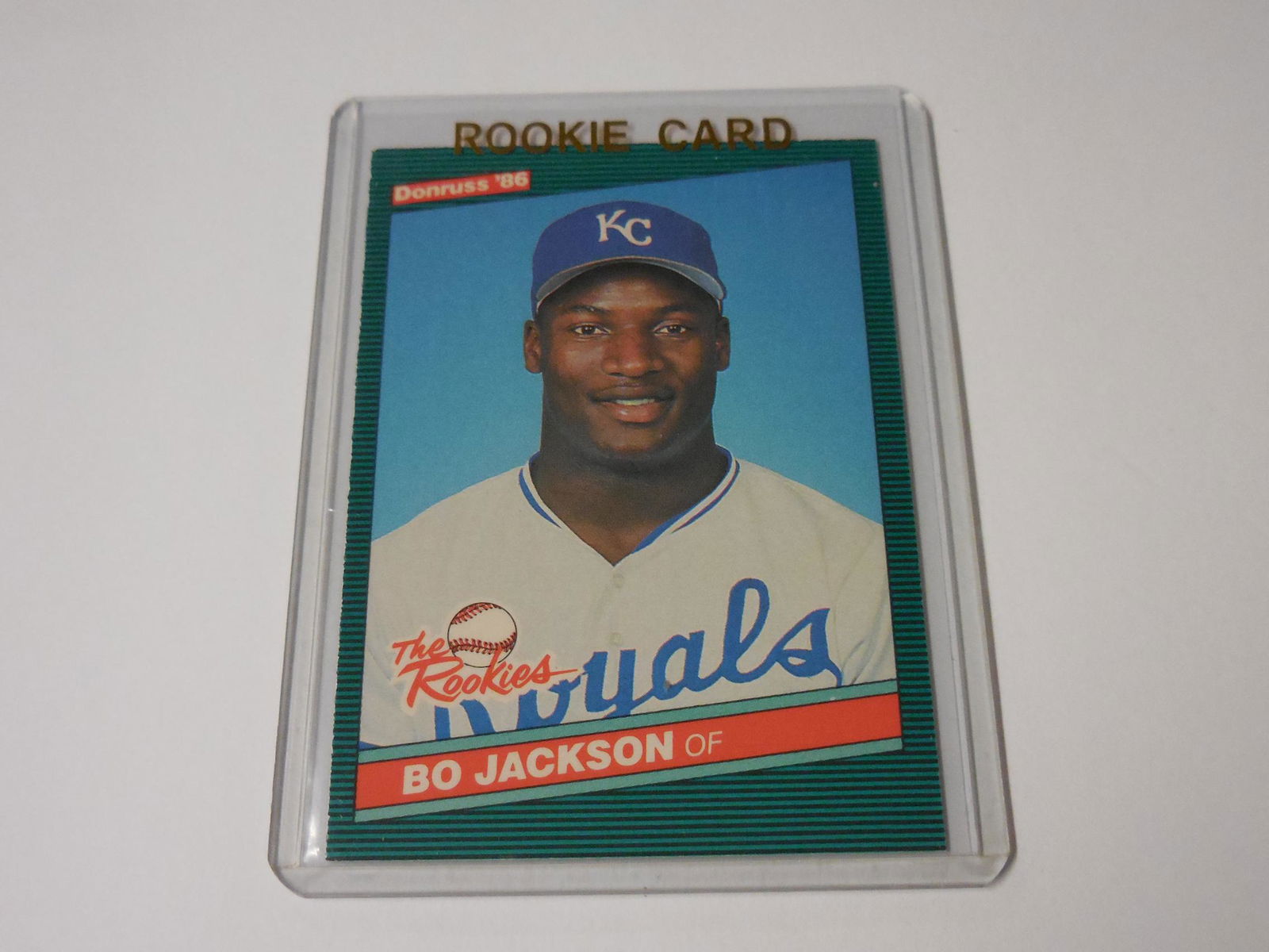 1986 DONRUSS BO JACKSON ROOKIE CARD (1 of 2)