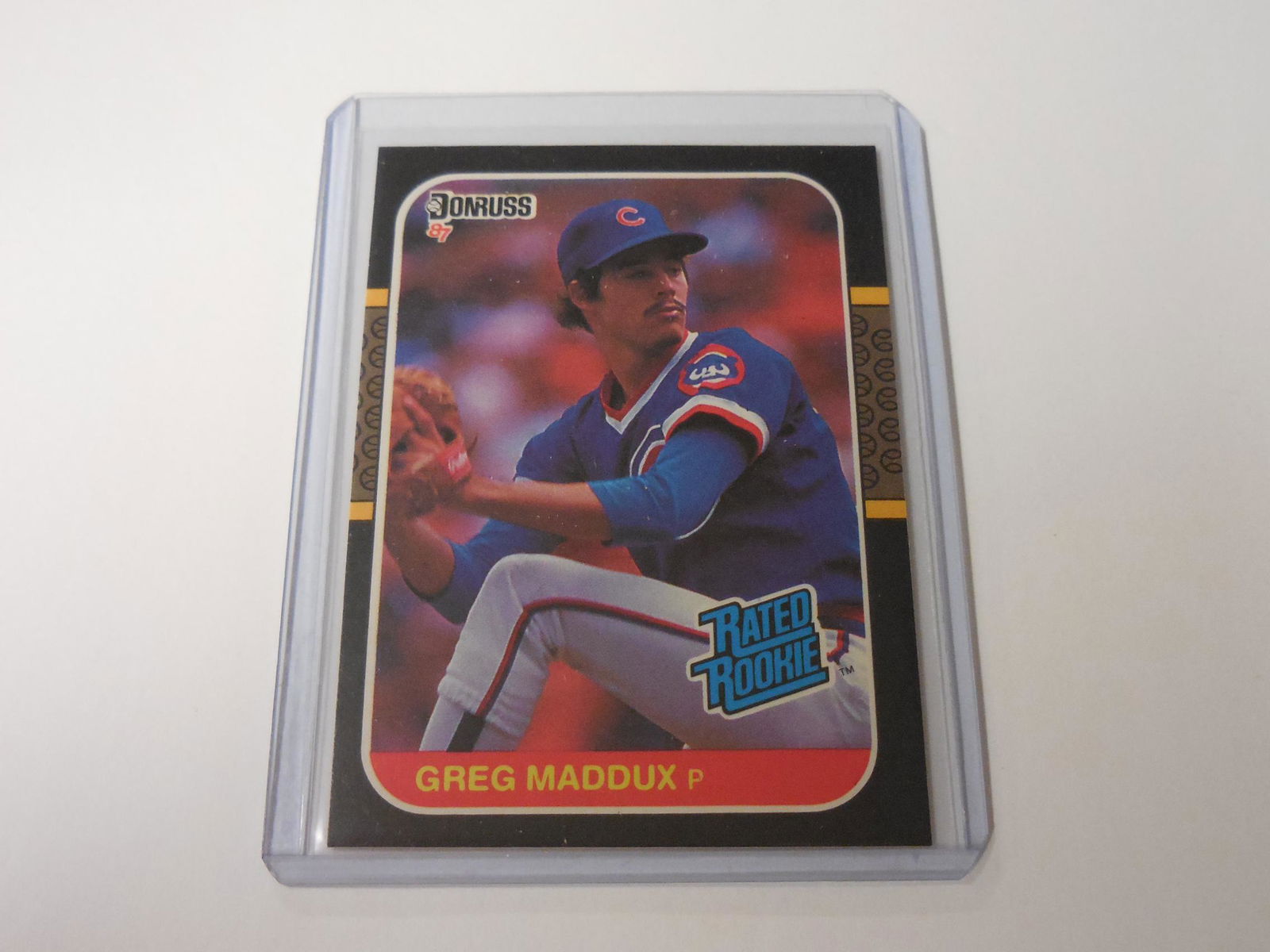 1987 DONRUSS GREG MADDUX ROOKIE (1 of 2)