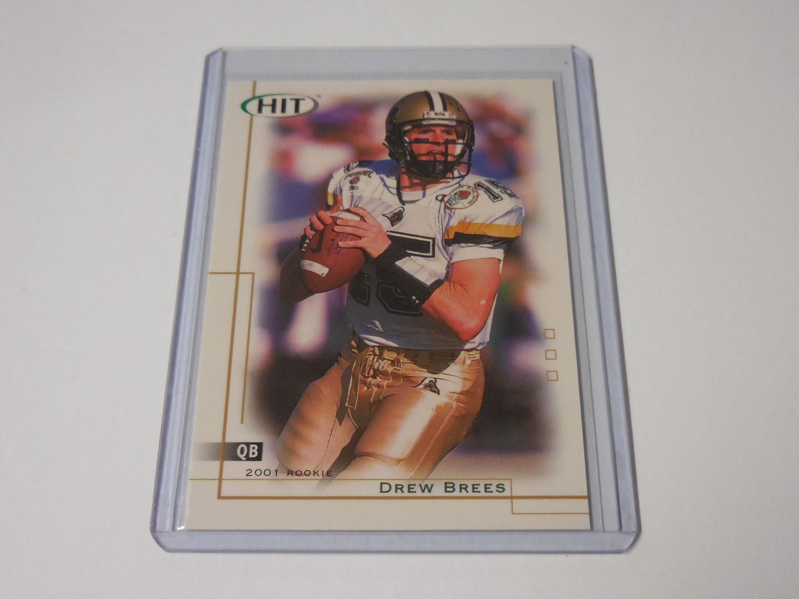 2001 SAGE HIT DREW BREES ROOKIE CARD (1 of 2)