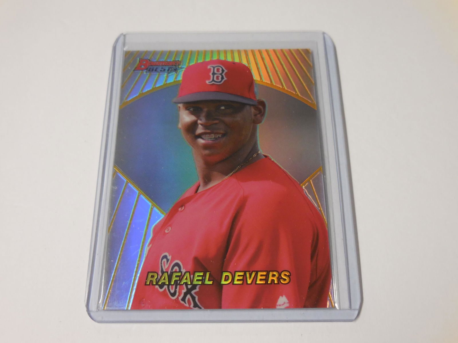 16 BOWMAN RAFAEL DEVERS REFRACTOR (1 of 2)