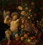 Oil painting Cupid Winner Alexander Arkadievich Litvinov (1 of 10)