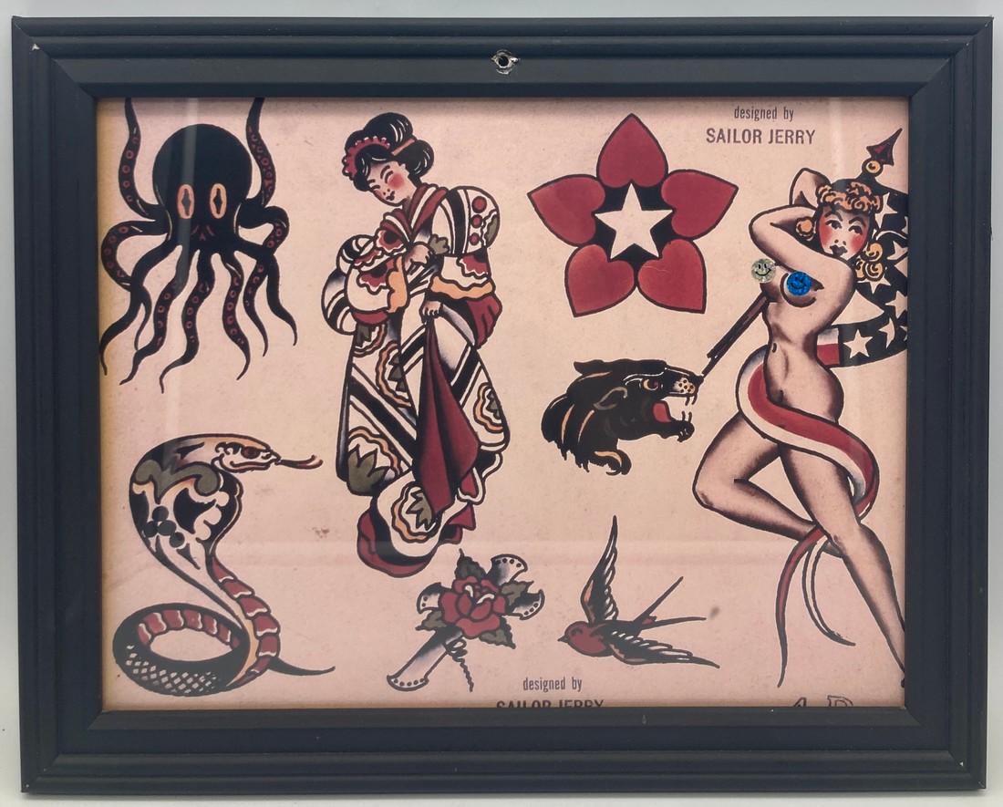 Sailor Jerry Tattoo Flash Volume 3  Lot 86141  BuySell Books Online