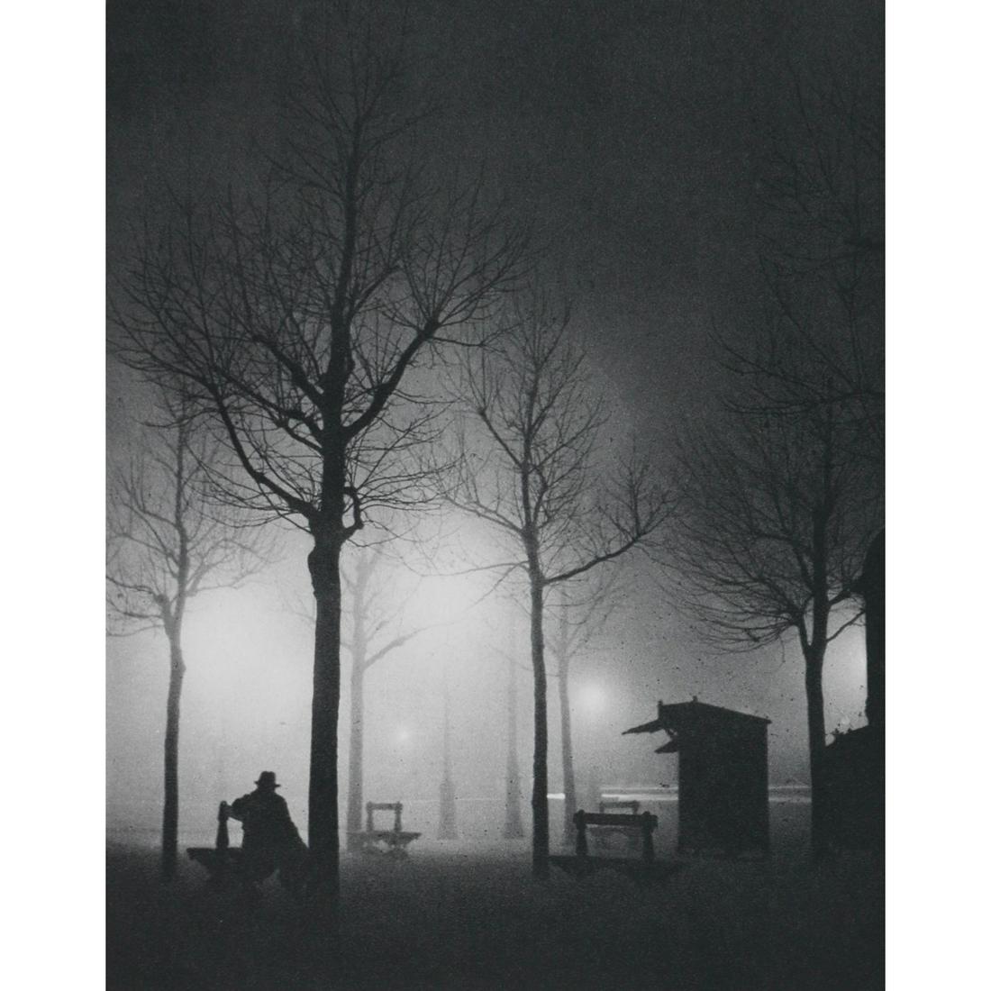 BRASSAI - Avenue de L'Observatoire, 1932: Artist: BRASSAI Print Title: Avenue de L'Observatoire, 1932 Medium: Sheet-fed Gravure Printing Date: 1960's Printed in Switzerland Image size approx. 6.5 x 5 inches Brassai, pseudonym of Gyula Hal