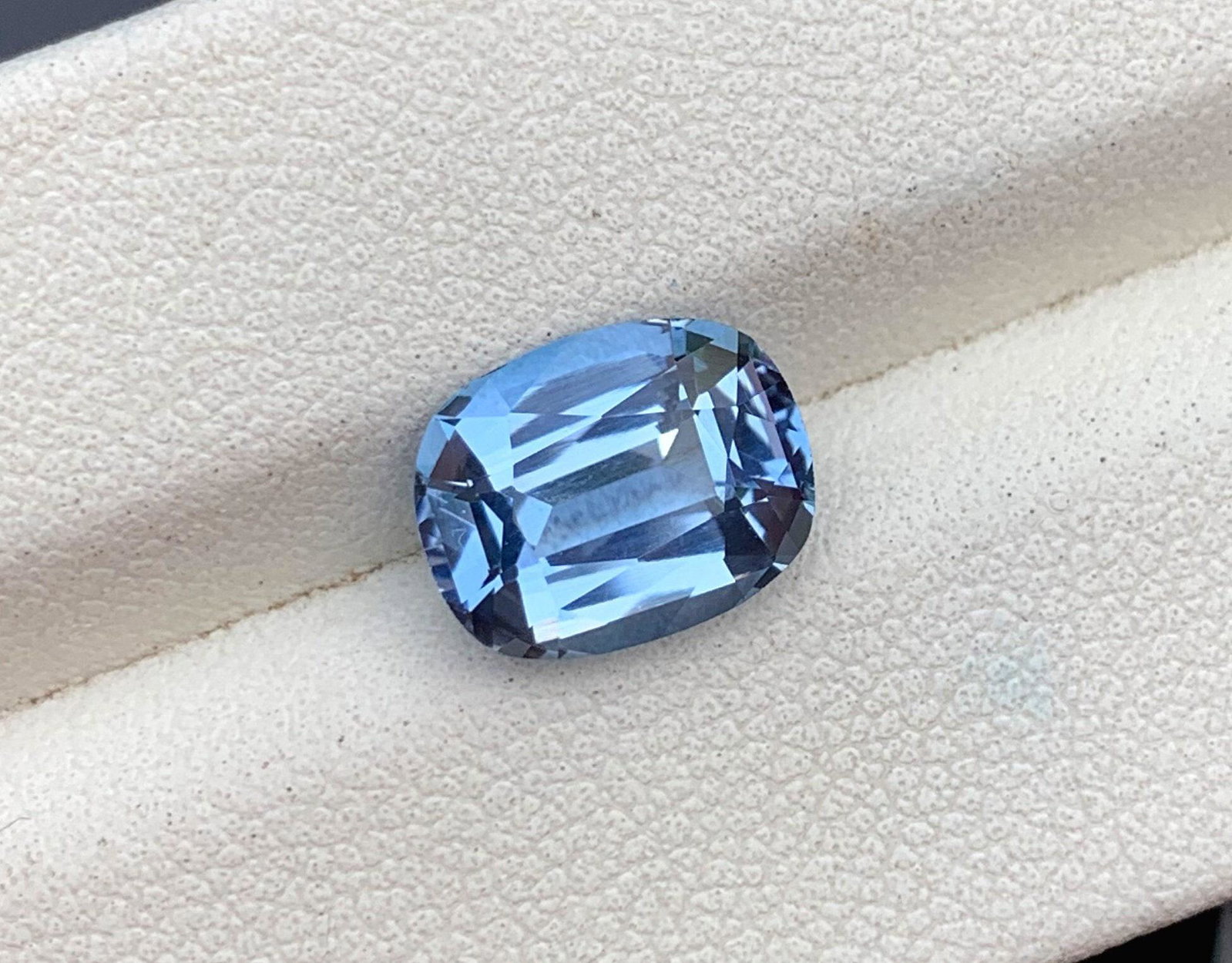 Santa Maria Color Aquamarine Beryl Gemstone , Top Color Cushion Cut Aquamarine Gemstone From Minas: Materials: Gem type: Aquamarine Carat weight: 3.05 Description Presenting here is a santa maria blue color natural aquamarine gemstone. Deep Blue Aquamarines are very rare aquamarines. This Aquamarine