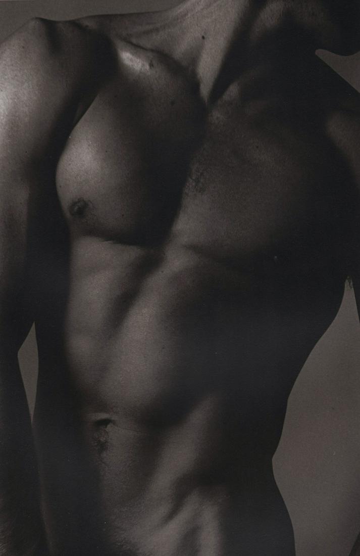 KEN HAAK - Male Nude ,1977: Artist: KEN HAAK Print Title: Male Nude 1977 Medium: Tri-tone Photo-lithographs (Limited edition of 5000) Printed in the 1980’s, in the US Image size (inches) approx. 8 x 5.5” Ken Haak(192