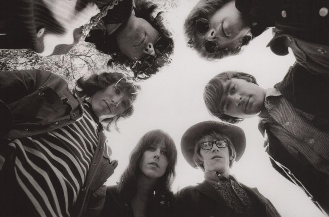 JIM MARSHALL - Jefferson Airplane, SF, ca 1967: Artist: JIM MARSHALL Print Title: Jefferson Airplane, SF, ca 1967 (iconic image for Look Magazine ) Printing Date: 1990’s Medium: Photoengraving Printed in: Italy Image Size: approx. 5.5 x 8R