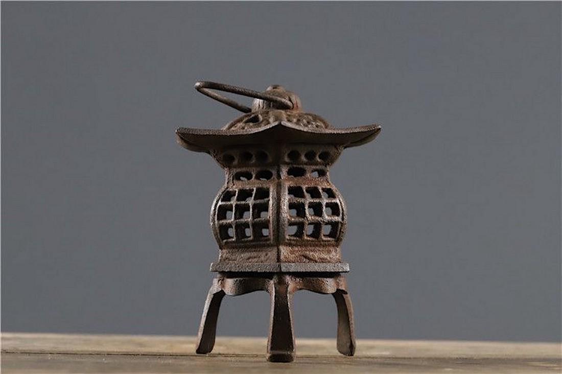 Japanese Meiji iron lanterns (1 of 6)