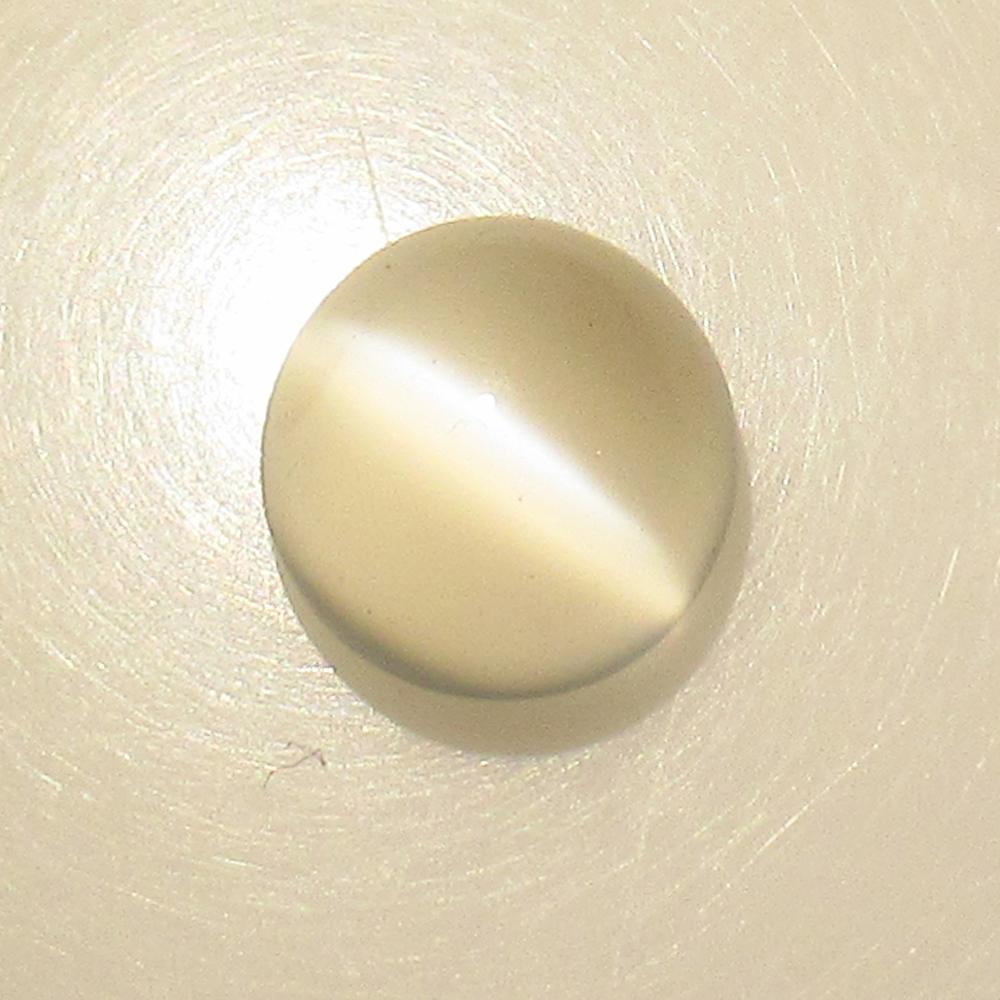 2.70 Ct Natural Moonstone Round Cab: No Reserve! Title: 2.70 Ct Natural Moonstone Round Cab Stone Clarity: Semi-Transparent Gemstones: Natural Moonstone Size/Dimensions: 2.7 Carat Weights: 8.20 x 8.20 x 5.40 mm Additional Information: Ni