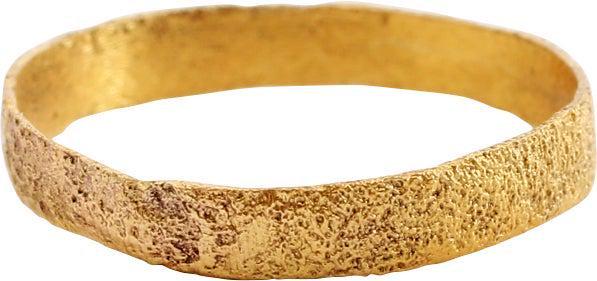 ANCIENT VIKING WEDDING RING, SIZE 5 1/2 (1 of 4)