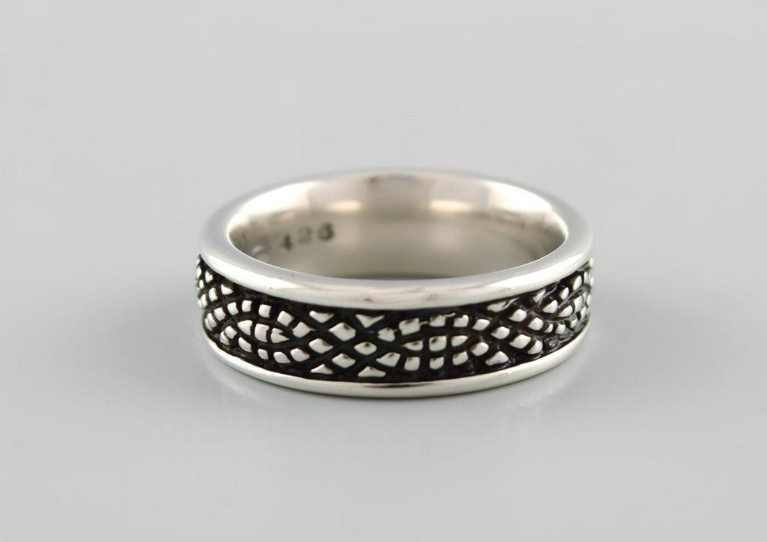 Lene Munthe for Georg Jensen. Ring in sterling silver. Model 426. Late 20th Century. (1 of 5)