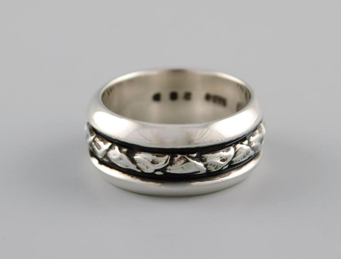 Georg Jensen ring in sterling silver. Model 28D. Late 20th century. (1 of 6)