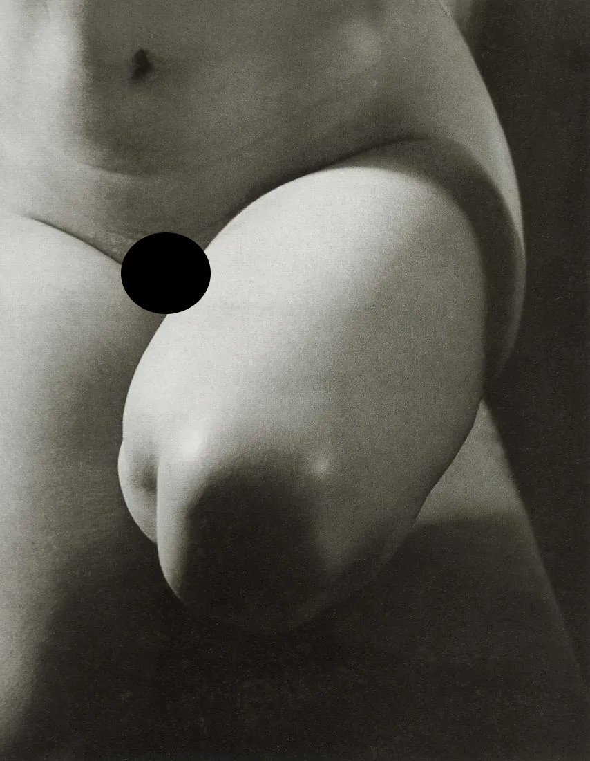 BRASSAI - Nude, 1934: Artist: Brassai Title: Nude, 1934 Medium: Photo Litho, 2000, Italy Dimensions: 6.15x7.9" Description: Heat Wax Mounted on 8.5x11" Conservation Board Artist Bio: Brassai was a Hungarian-French photogra