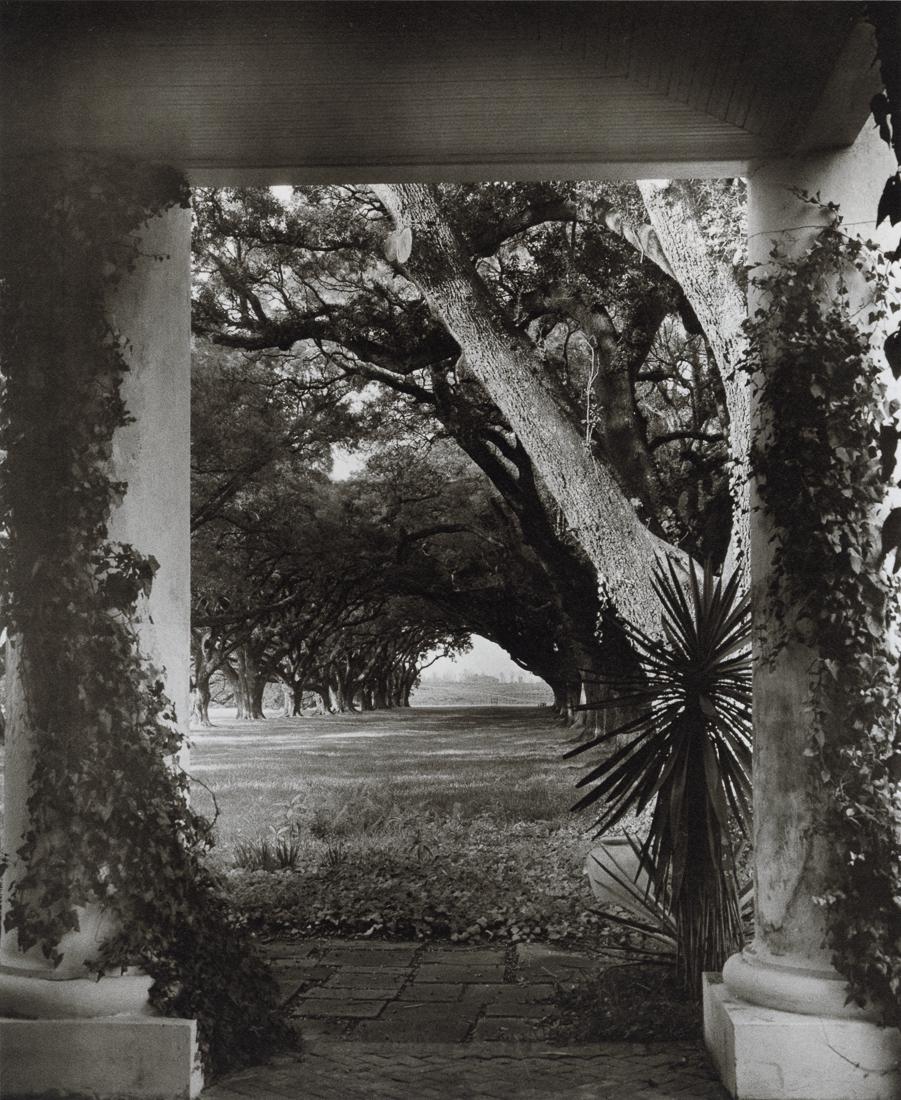 CLARENCE JOHN LAUGHLIN - Titanic Arcade, 1946: Artist: Clarence John Laughlin Title: Titanic Arcade, 1946 Medium: Photo Litho, 1973, USA Dimensions: 7.2x8.8" Description: Heat Wax Mounted on 11x14" Conservation Board Artist Bio: Clarence John Laug