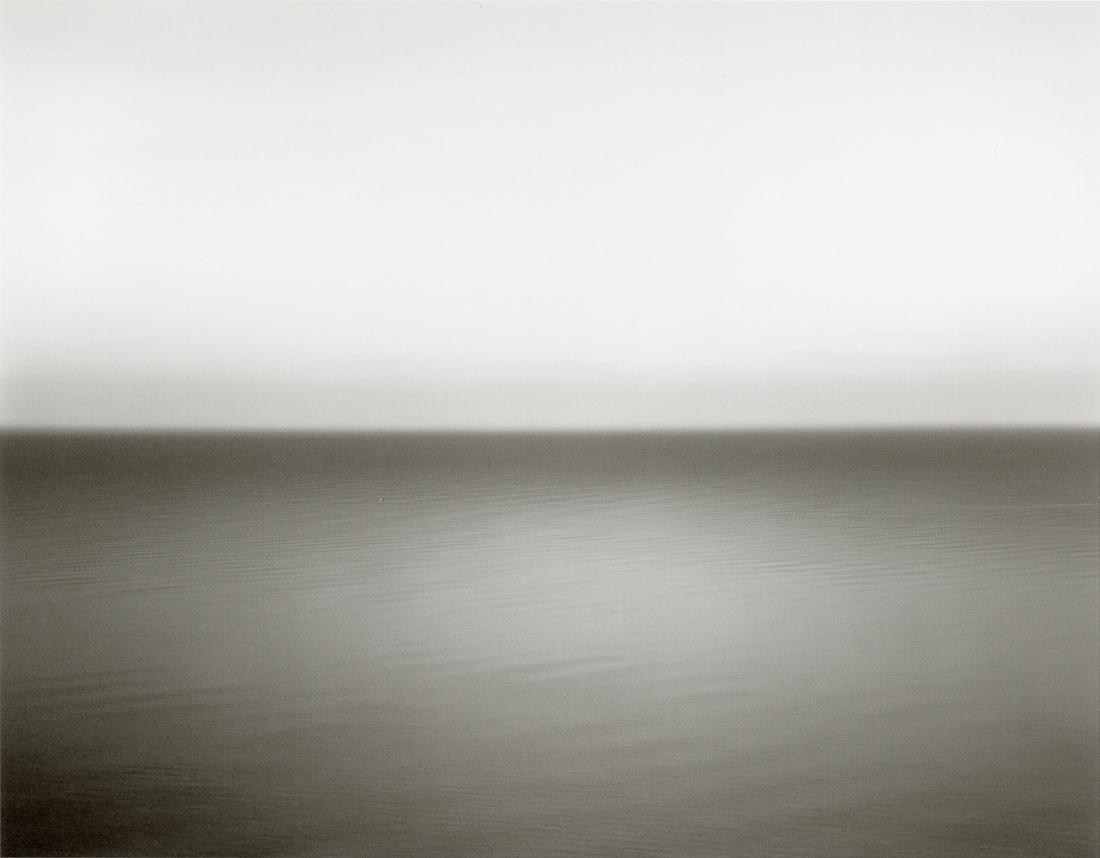 HIROSHI SUGIMOTO - Boden Sea, Uttwil, 1993: Artist: Hiroshi Sugimoto Title: Boden Sea, Uttwil, 1993 (Neg. 389) Medium: Photo Litho, 2019, Italy Dimensions: 8.5x6.6" Description: Heat Wax Mounted on 8.5x11" Conservation Board Artist Bio: Hiroshi