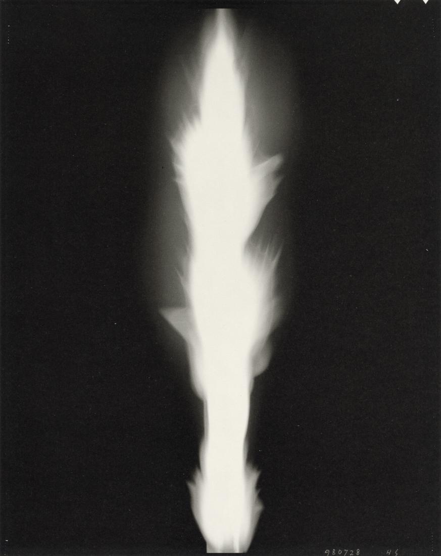 HIROSHI SUGIMOTO - Lightning Field #980728: Artist: Hiroshi Sugimoto Title: Lightning Field #980728 Medium: Photo LItho, 2005, Germany Dimensions: 6.7x8.5" Description: Heat Wax Mounted on 8.5x11" Conservation Board Artist Bio: Hiroshi Sugimoto