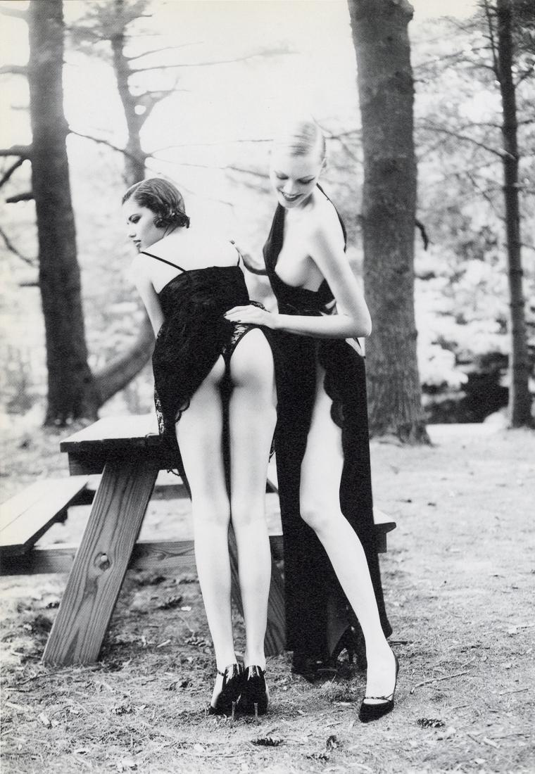 ELLEN VON UNWERTH - Stilettos: Artist: Ellen Von Unwerth Title: Stilettos Medium: Photo Litho, 1998, Germany Dimensions: 8.15x11.8" Description: Heat Wax Mounted on 11x14" Conservation Board Artist Bio: Ellen Von Unwerth is a Germa