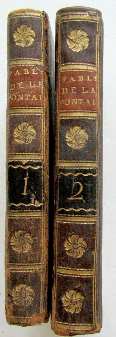 1804 FABLES DE LA FOUNTAINE 2 VOLUMES in FRENCH (1 of 5)