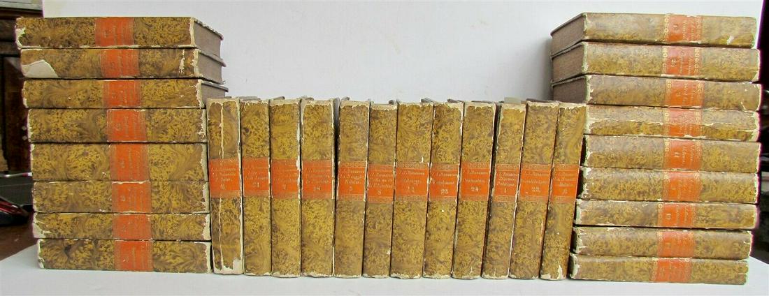1782 29 volumes JEAN-JACQUES ROUSSEAU 18th century antique set (1 of 10)
