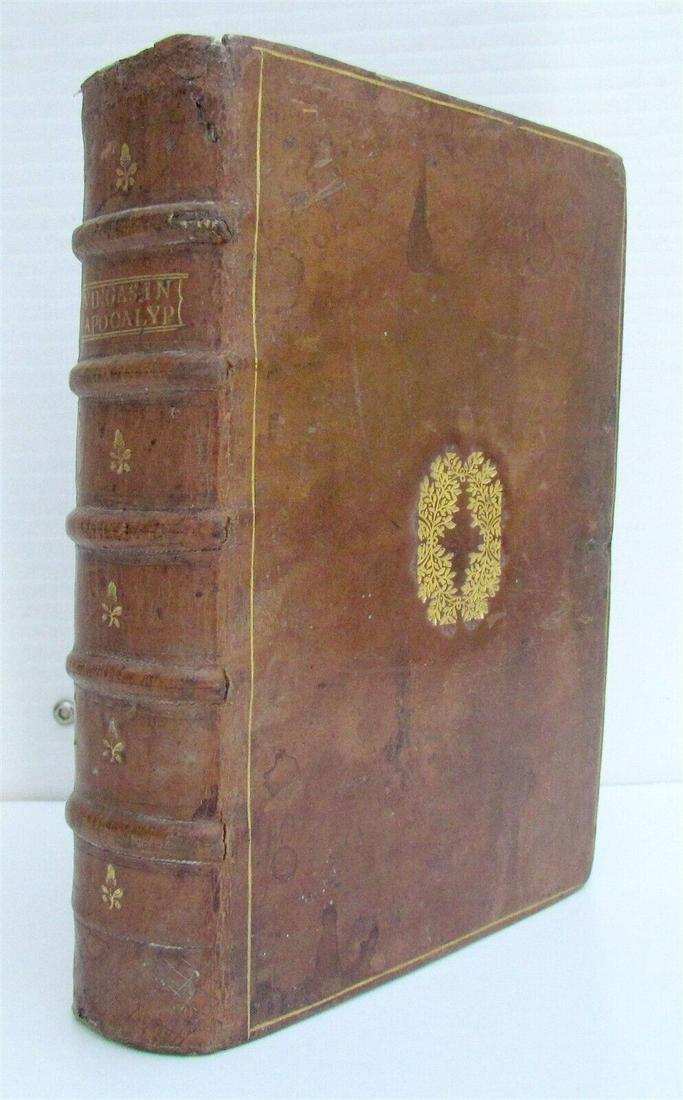 1606 APOCALYPSE COMMENTARY by PORUGUESE JESUIT BRAS VIEGAS antique in FRENCH (1 of 12)