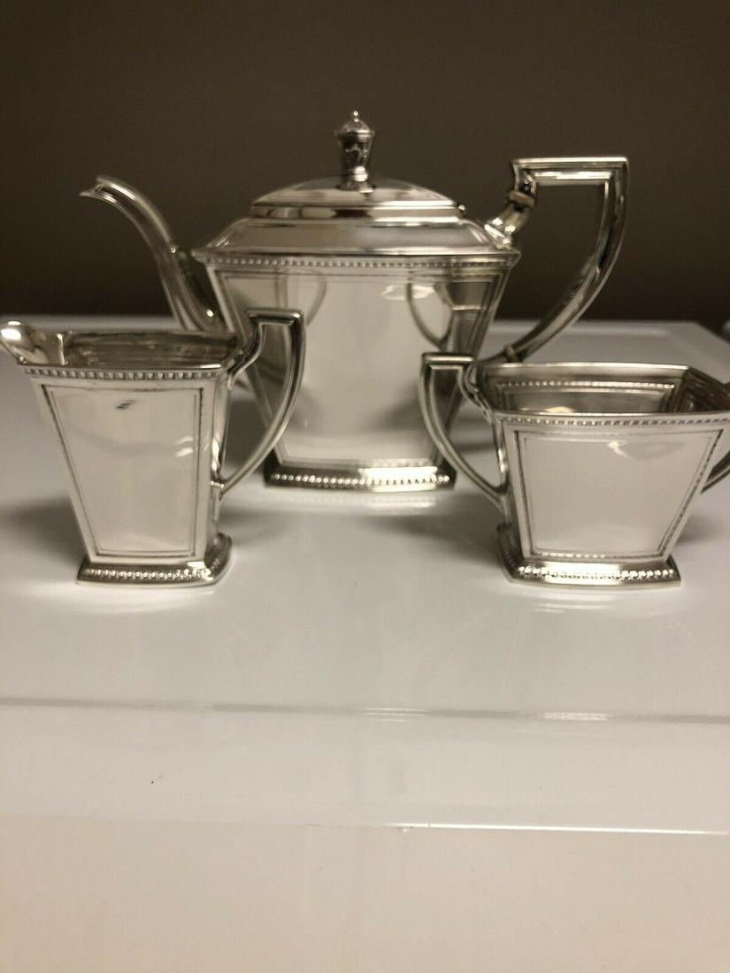 International Pantheon Deco 3 Piece Sterling Coffee/tea Set Excellent (1 of 11)