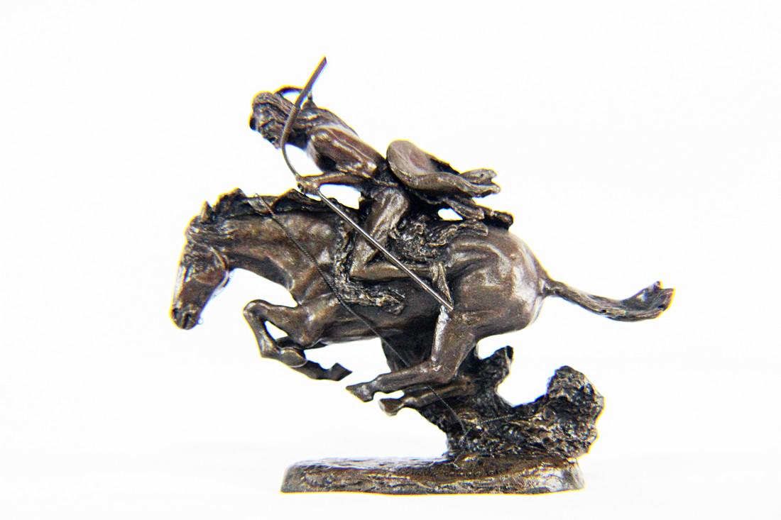Bronze Sculpture Titled "The Cheyenne" by Frederic Remington (1 of 4)