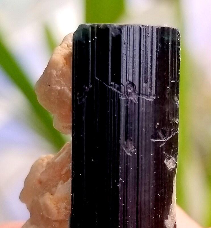 12 Gram Lovely Black Tourmaline Crystal Specimen From Skardu pakistan: Description 12 Gram Lovely Black Tourmaline Crystal Specimen From Skardu pakistan size 28mm 14mm 17mm weight 12 Gram Reserve: $10.00 Shipping: Domestic: Flat-rate of $10.00 to anywhere within the co