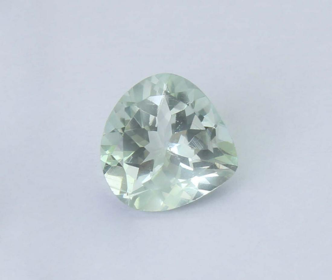 1.14 Cts Natural White Beryl: No Reserve! Title: 1.14 Cts Natural White Beryl Additional Information: Gemstone : Natural White Beryl Origin : Brazil Weight : 1.14 Carats Measurements : 7.42x7.28x4.24 mm Shape/Cut : Pear Cut Colour