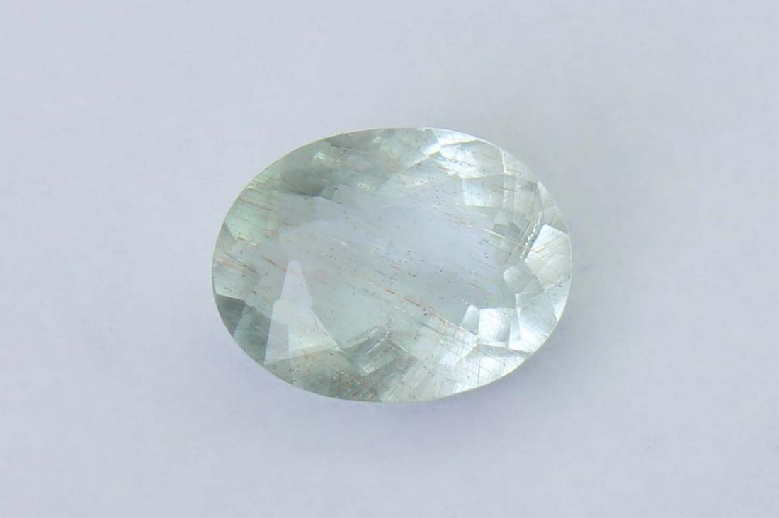 1.41 Cts Natural White Beryl: No Reserve! Title: 1.41 Cts Natural White Beryl Additional Information: Gemstone : Natural White Beryl Origin : Brazil Weight : 1.41 Carats Measurements : 9x7 mm Shape/Cut : Oval Cut Colour : Colourle