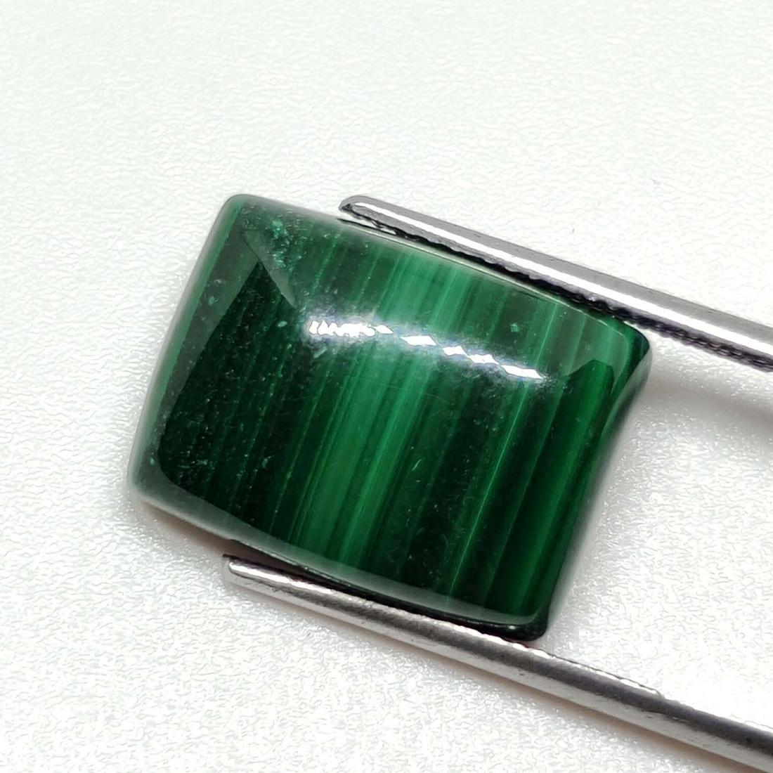 14.50 ct Natural Malachite: No Reserve! Gemstones: Malachite Carat Weights: 14.50 ct Size/Dimensions: 15 X 11 X 5 mm Shipping: Domestic: Flat-rate of $7.00 to anywhere within the contiguous U.S. International: Foreign shipping r