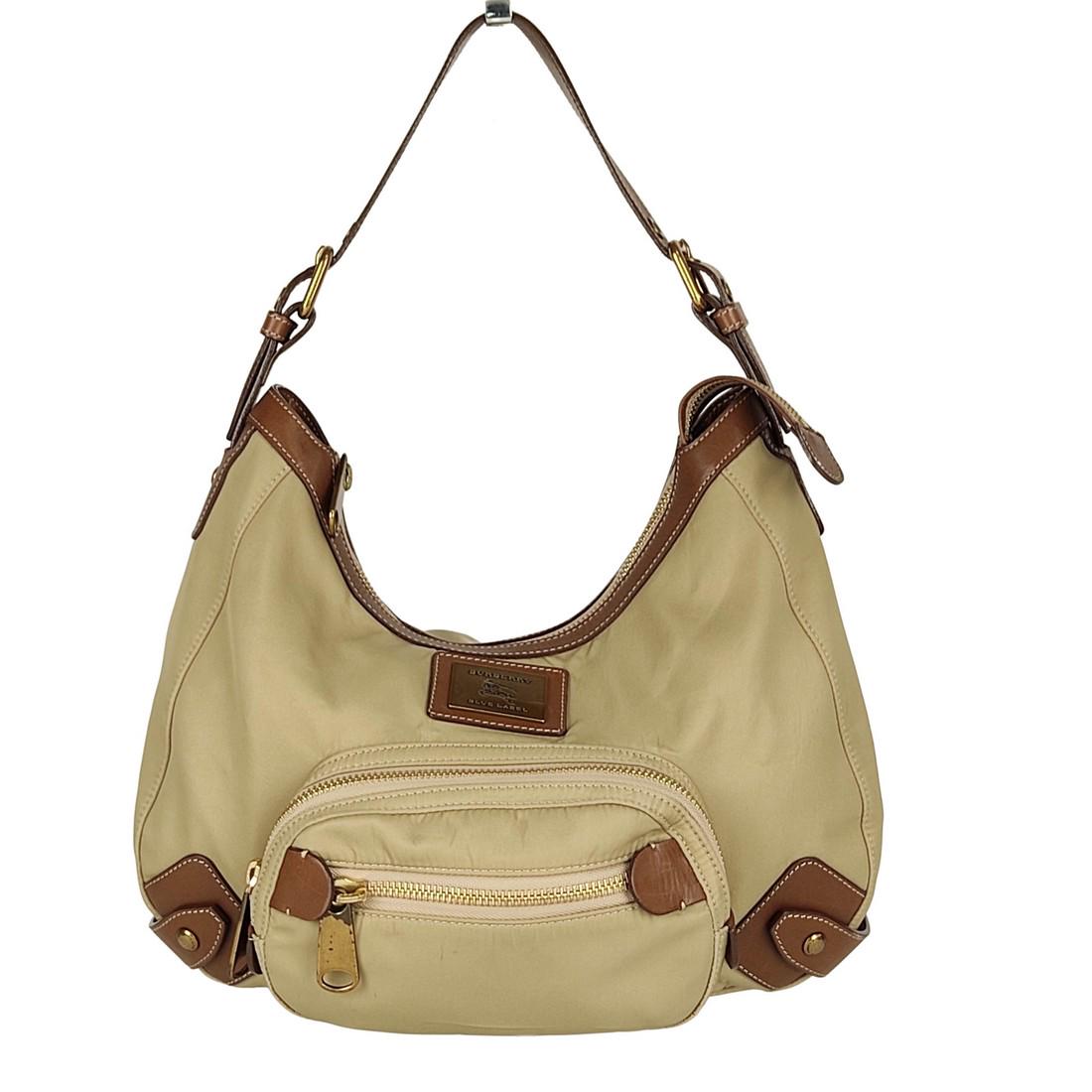 BURBERRY  Shoulder bag in nylon and leather (1 of 14)