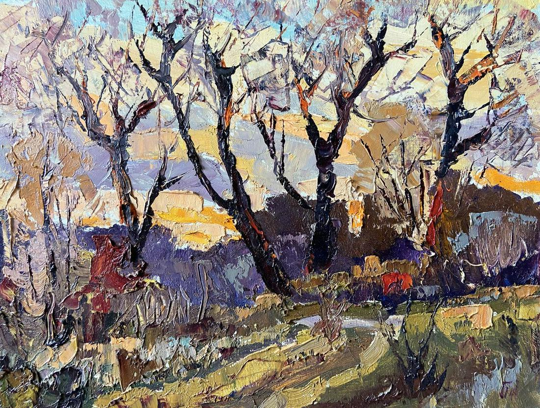 Oil painting The sun goes down Kapotenko Ivan Ivanovich (1 of 8)