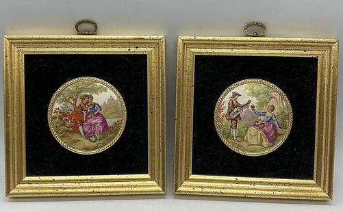 Vintage Pair Limoges Cameos B & S Creations Wall Plaques, New York, N. Y. 1940's: Title: VINTAGE PAIR Limoges CAMEOS B & S CREATIONS WALL PLAQUES, NEW YORK, N. Y. 1940'SDate/Period: approx 1940'sDimension: approx 7" X 6.5"Materials: mixed materials I believe the cameo's are