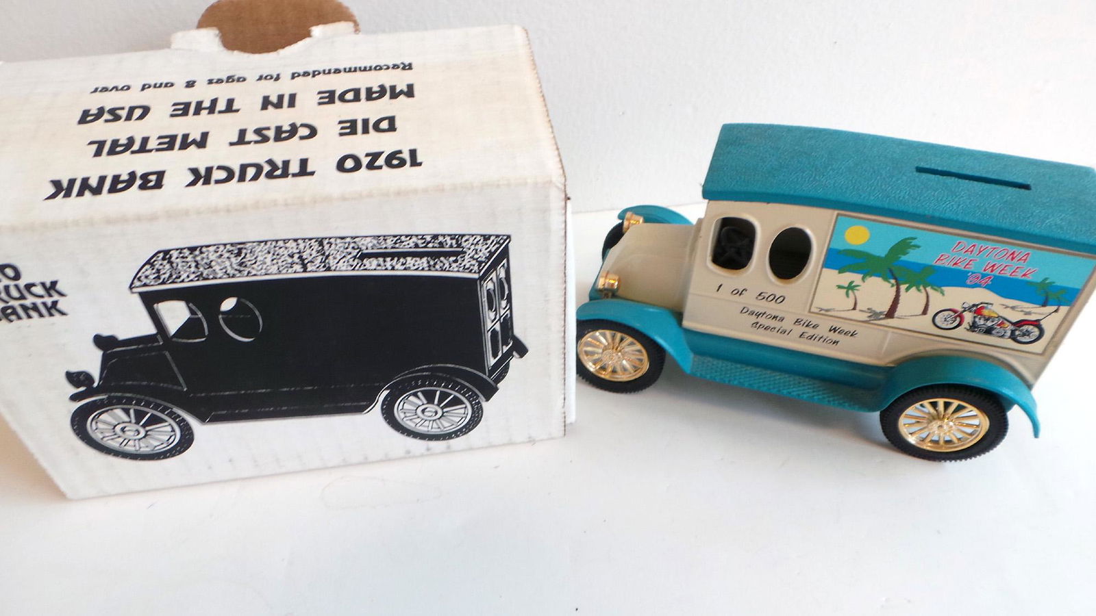 1920 Daytona Bike Week Truck Bank (1 of 1)