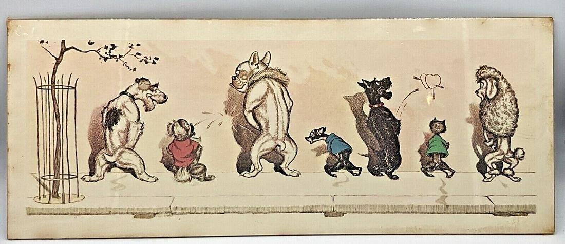 Boris O'klein Dirty Dogs Of Paris Print 20