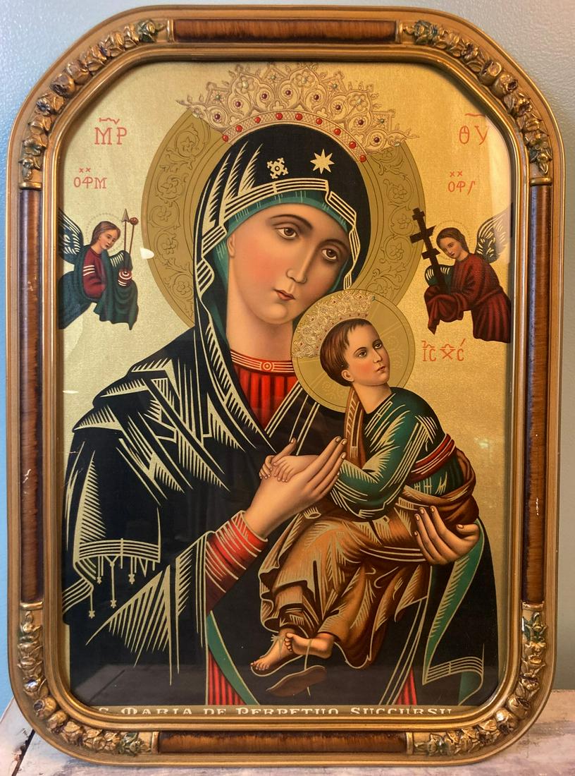 Our Lady Of Perpetual Help Framed Print Litho S Maria De Perpetuo Succursu (1 of 7)