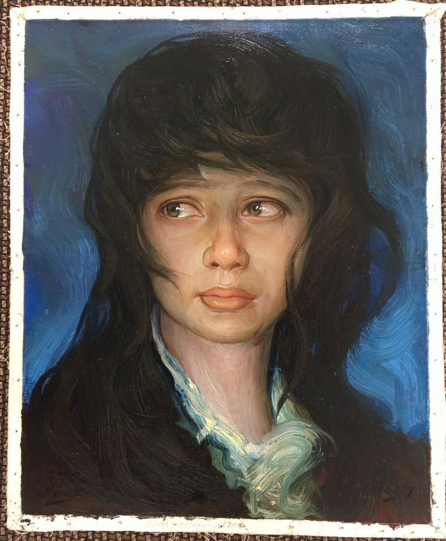 Roma67 Original Oil on Canvas, signed: F. J. J. C Masseria (1 of 8)