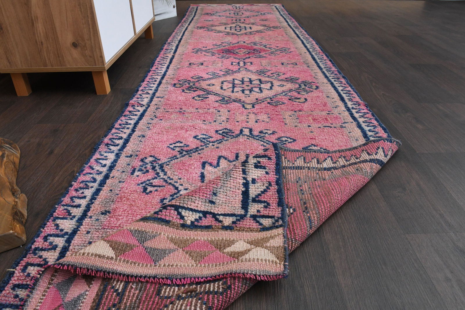 2.9x11.3 Ft Handmade Turkish Oushak runner, (1 of 10)